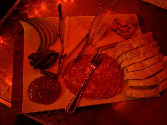 Meat and cheese board