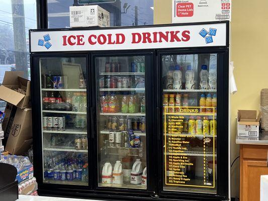 Refrigerated drinks