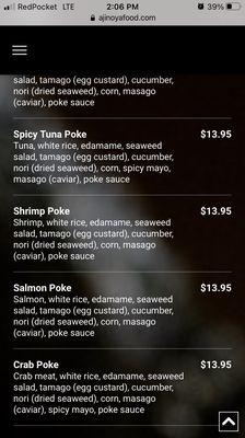 Online Menu (6/26/21)