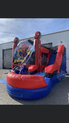 Rent out our 6in1 Spider-Man waterslide combo.