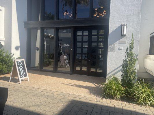 Front Entrance of Austin Store (right next door to Urban Betty Salon in the left-hand corner of  26 Doors)