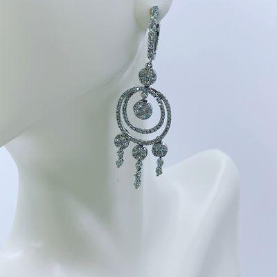 Chandelier diamond earrings