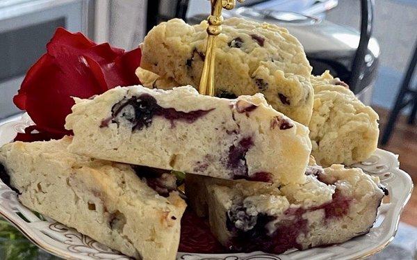 Cranberry orange scone