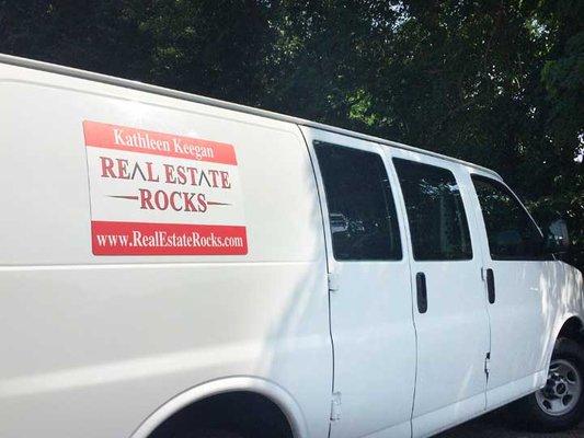 Rolling into your neighborhood soon, the KKeegan Realty's staging van. Staging comes FREE with all Real Estate listings.