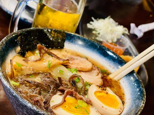 Sar Sui Ramen - we added mushrooms and an egg