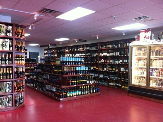 Wine section