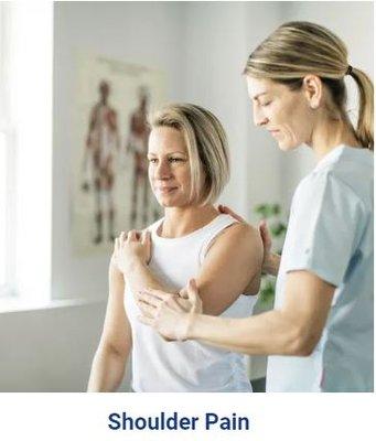 Shoulder Pain?  Talk with us about how to relieve shoulder pain.