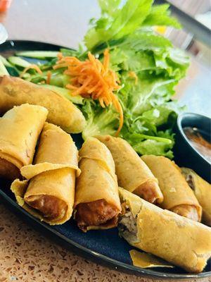 EGG ROLLS (Chả Giò) w/ Lettuce