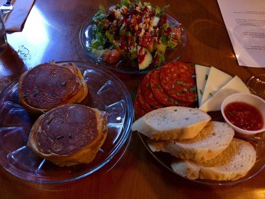 Cuban Sliders, Killed Salad, and Chorizo with Manchego