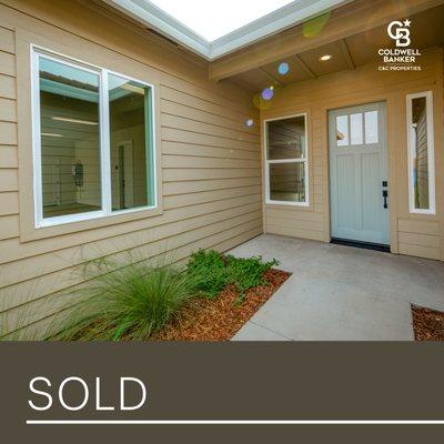 Sold! New construction home in Redding, CA