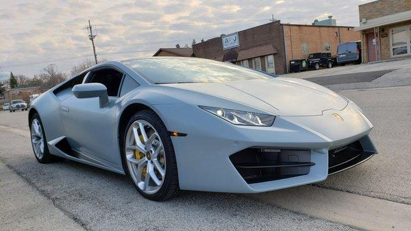 Lamborghini Satin Grey Full Wrap