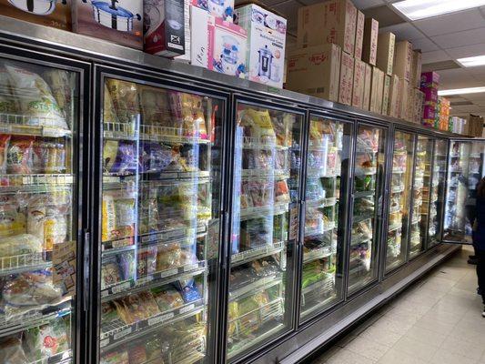 Frozen food section