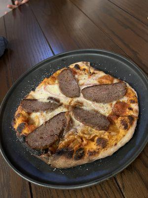 Sausage Pizza.