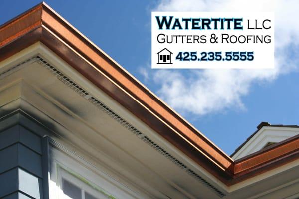 Copper Gutters by Watertite