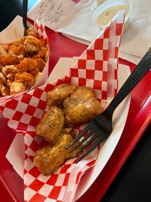 5 piece boneless lemon pepper wings $10