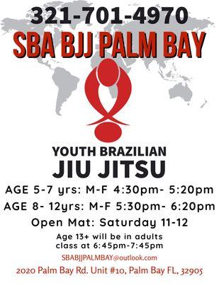 Youth classes first class free