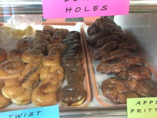 How delicious do these apple fritters, donuts, kolaches, and e'clares look?