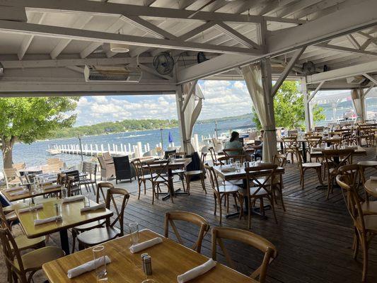 Lovely outdoor patio dining!