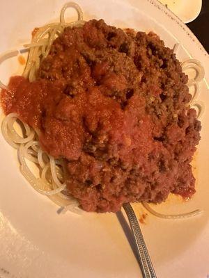 Spaghetti with Meat Sauce