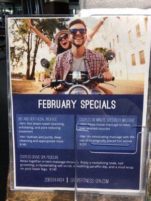 February Specials