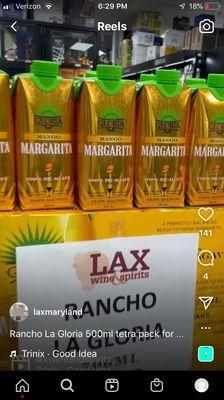 500 ml  Mango margarita  and other flavors  1.99