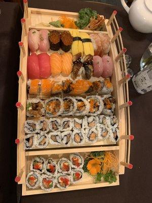 All the sushi.