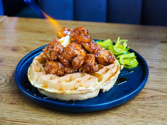 Chicago hot chicken and waffles, best brunch