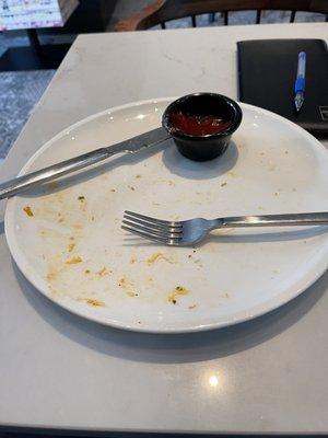 My plate was cleaned so you know it was good