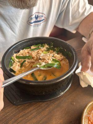 Pork Bone Soup with Sliced Pork Belly