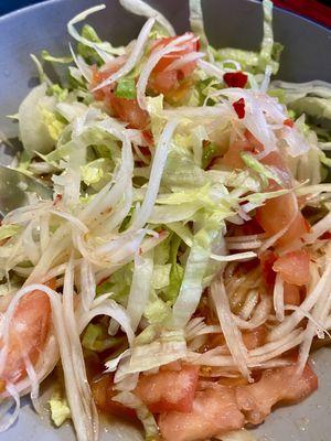 Green papaya salad