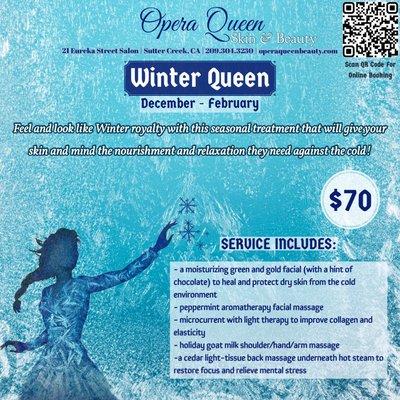 Winter Queen - Seasonal Facial (December - February)