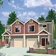 Duplex house plans at houseplans.pro