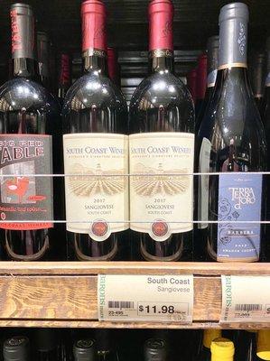 South Coast wines from Temecula