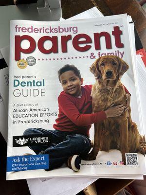 A lovely golden retriever on the cover!