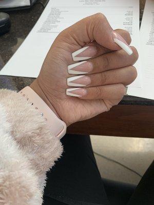 Coffin French tips