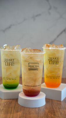 Honey Sweet Series. Can't go wrong with a hint of honey on each flavor: Passion fruit , strawberry and Kiwi