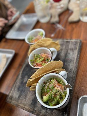 Trio ceviche