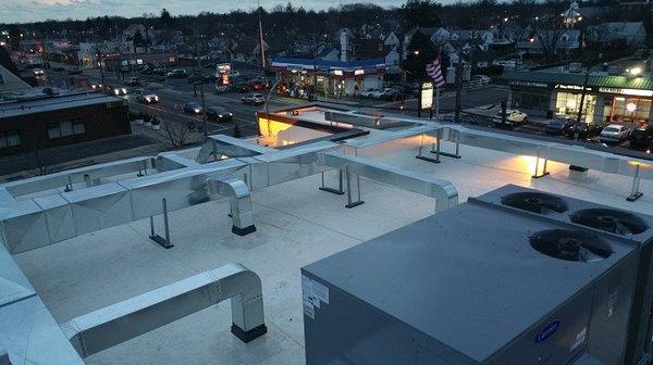 Commercial Rooftop Ductwork