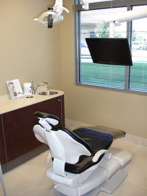 Televisions in treatment rooms