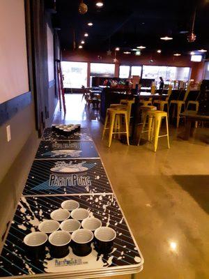 Legit beer/water pong table.