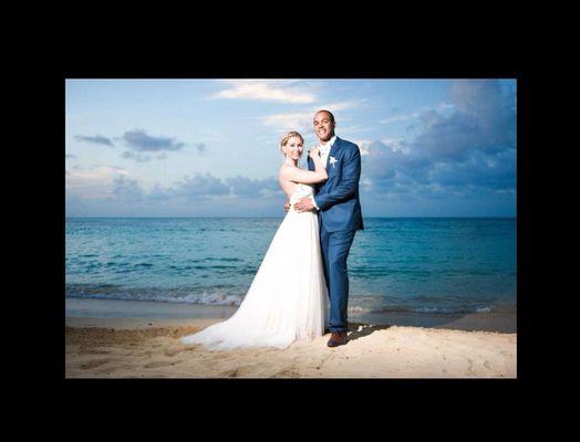 Kens Tv Anchor Aaron Wright Marries Katie Finnegan in Jamaica.