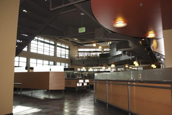 The Parks Cafe is located in the Parks Student Union building.