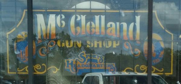 McClelland Gun Shop Sign