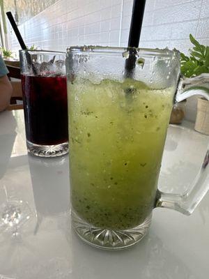 Cucumber and lemon drink