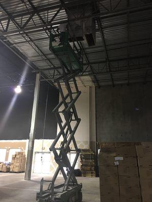 New return and supply trunk line - commercial duct work