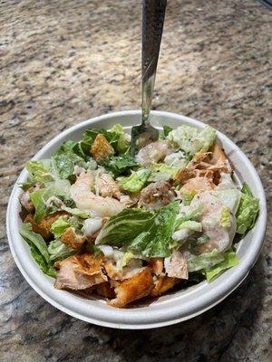 Seafood Caesar Salad