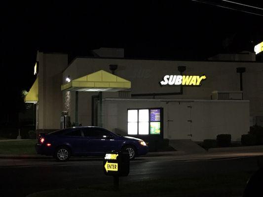 Subway has a drive through!  6 weeks on the road with a dog?  I would flip over this!