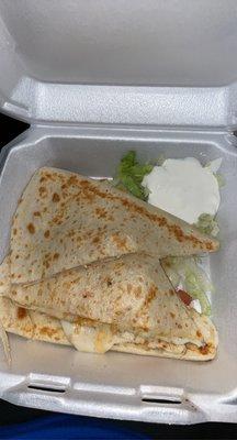 Chicken quesadilla