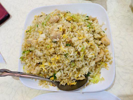 Salted Fish and Chicken Fried Rice