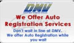 Why wait in line at the DMV when you can use the services here. Save time and less headaches and wait times of under 5 minutes!!